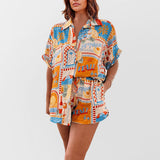 CONJUNTO CAMISA OVERSIZE E CALÇÕES ESTAMPADOS