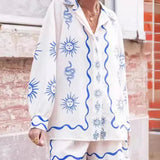 CONJUNTO DE CAMISA ESTAMPADO RELAX FIT