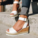 Sandálias de Salto Wedge Elegantes