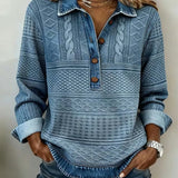 Sofia - Pull Descontraído de Denim