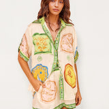 CONJUNTO DE DUAS PEÇAS COM ESTAMPADO