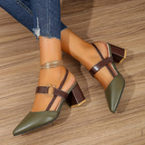 Claudette™ – Pumps elegantes e confortáveis com tiras