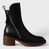 Clara - Bota de Couro Elegante