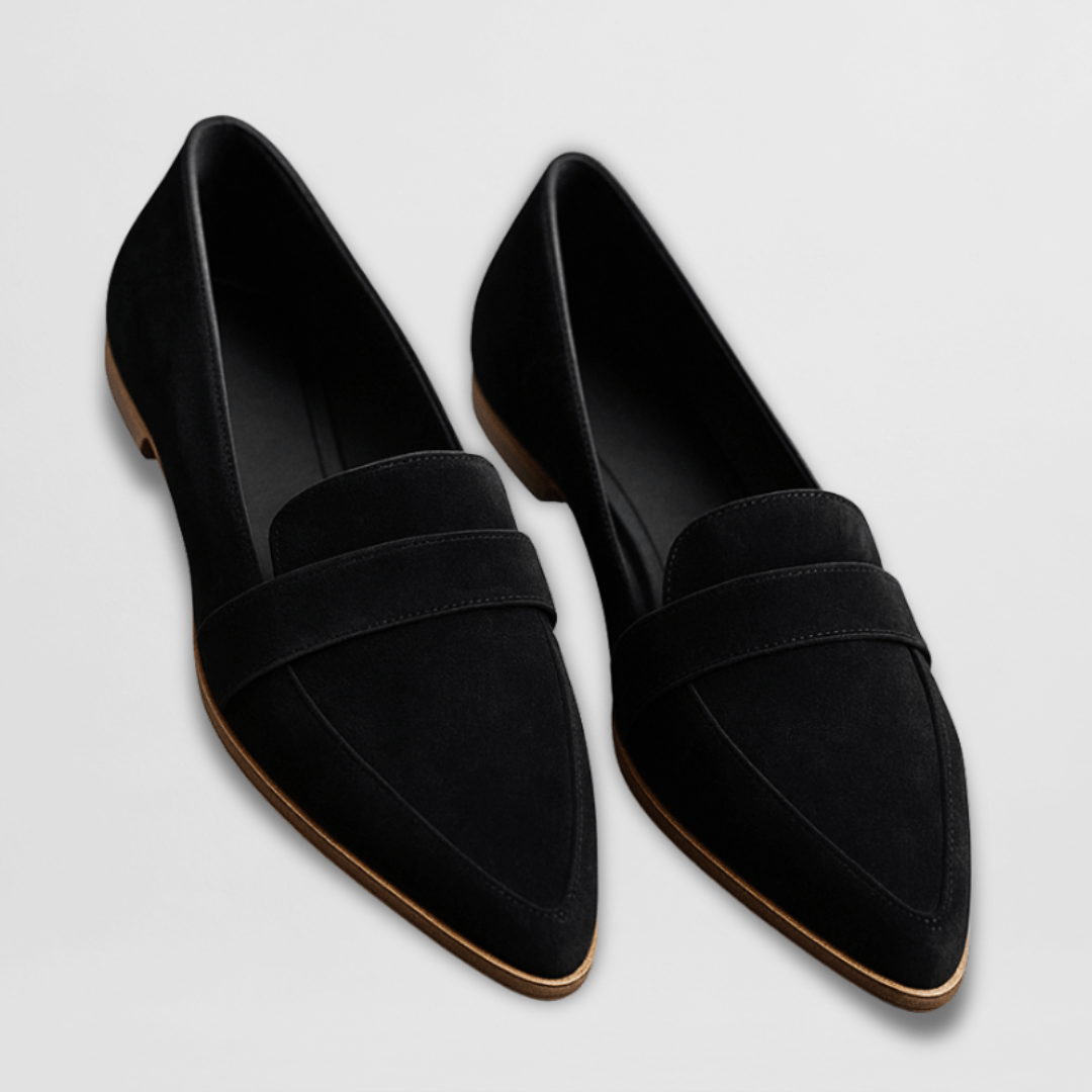 Helen - Mocassins em camurça macia