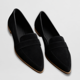 Helen - Mocassins em camurça macia