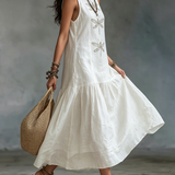 Genebra - Vestido Maxi Sem Mangas