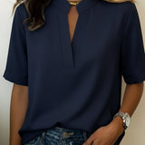 Margaux - Blusa Chic com Decote em V