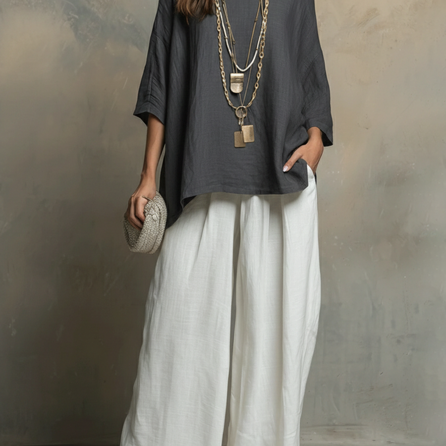Bianca™ Conjunto Elegante de Duas Peças