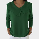 Tatiana - Camisola de Gola Elegante