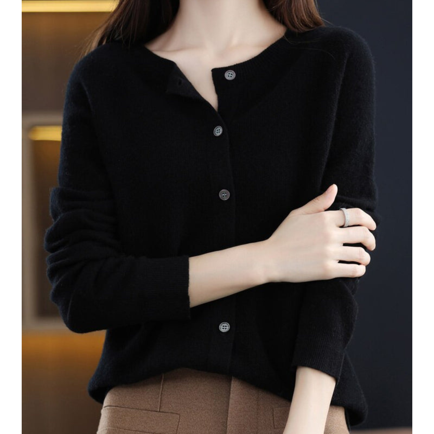 Anna - Pullover de Lã Elegante