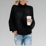 Amy - Pullover de Gola Alta Contemporâneo e Quente