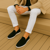 Luigi | Mocassins elegantes em camurça