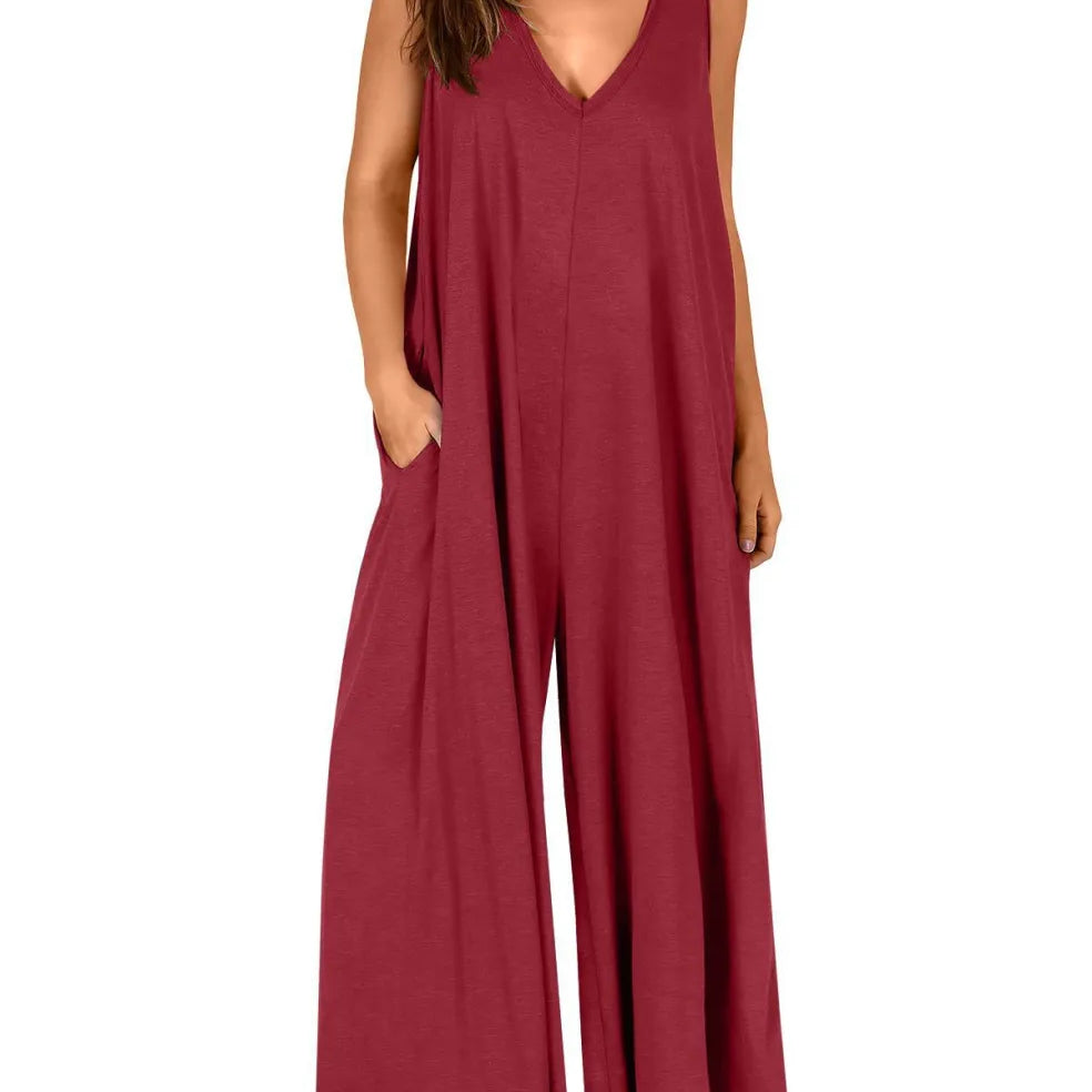 Nella™ Macacão Comfy com Decote em V