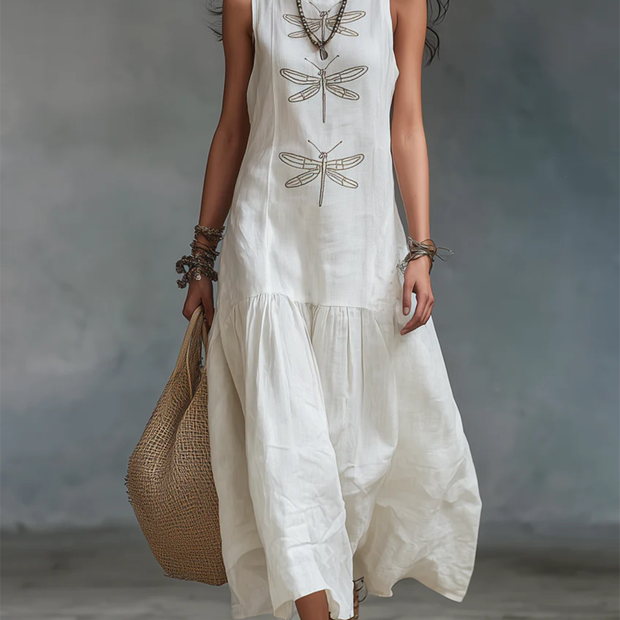 Genebra - Vestido Maxi Sem Mangas