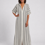 Nara | Vestido Midi de Corte Relaxado