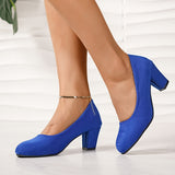 Laure™ – Sapatos de salto com bico largo e salto estável para um conforto sem dor