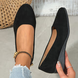 Éliane™ – Ballerinas confortáveis com salto em cunha