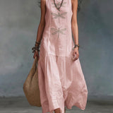 Genebra - Vestido Maxi Sem Mangas