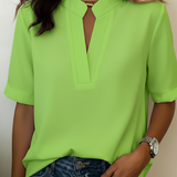 Margaux - Blusa Chic com Decote em V