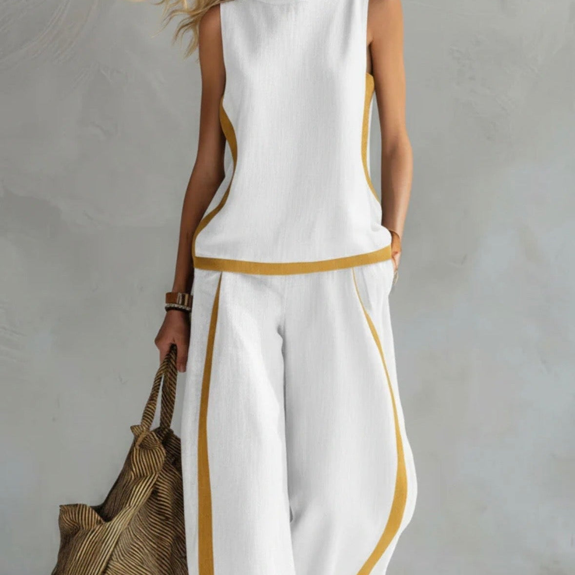 Conjunto Casual-Chic Shania™ de Duas Peças