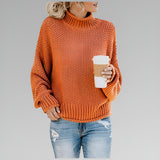 Amy - Pullover de Gola Alta Contemporâneo e Quente