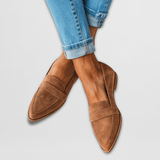 Helen - Mocassins em camurça macia
