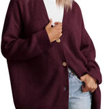 Aurel | Cardigan de gola em V para mulher | Tendência