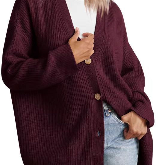 Aurel | Cardigan de gola em V para mulher | Tendência