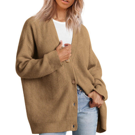 Aurel | Cardigan de gola em V para mulher | Tendência