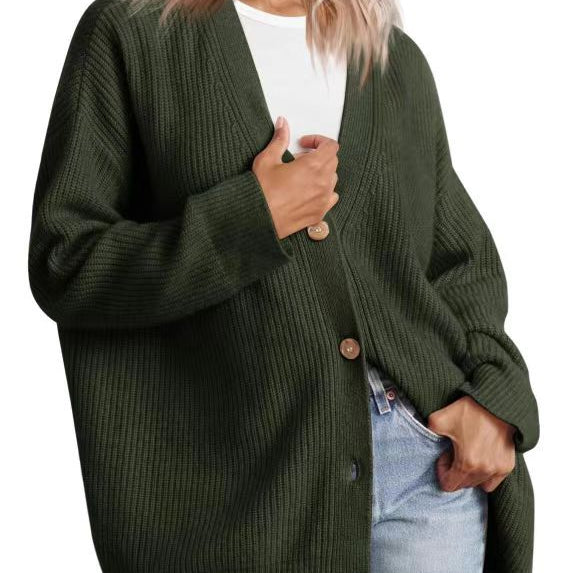 Aurel | Cardigan de gola em V para mulher | Tendência