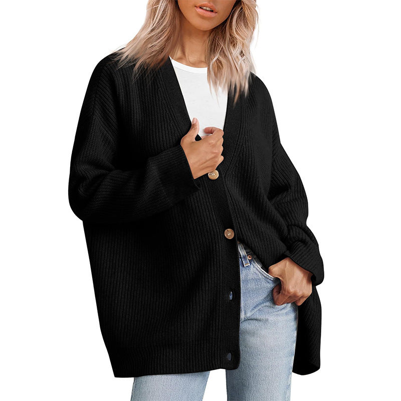 Aurel | Cardigan de gola em V para mulher | Tendência