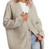 Aurel | Cardigan de gola em V para mulher | Tendência
