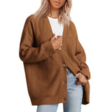 Aurel | Cardigan de gola em V para mulher | Tendência