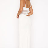 VESTIDO COMPRIDO CUT OUT COM MALHA
