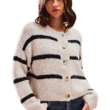 Chantal | Cardigan com botões para mulher | Tendência