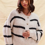Chantal | Cardigan com botões para mulher | Tendência