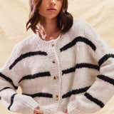 Chantal | Cardigan com botões para mulher | Tendência