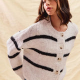 Chantal | Cardigan com botões para mulher | Tendência