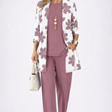 Lyneth™ Conjunto Elegante de Três Peças