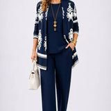 Lyneth™ Conjunto Elegante de Três Peças