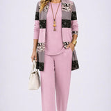 Lyneth™ Conjunto Elegante de Três Peças