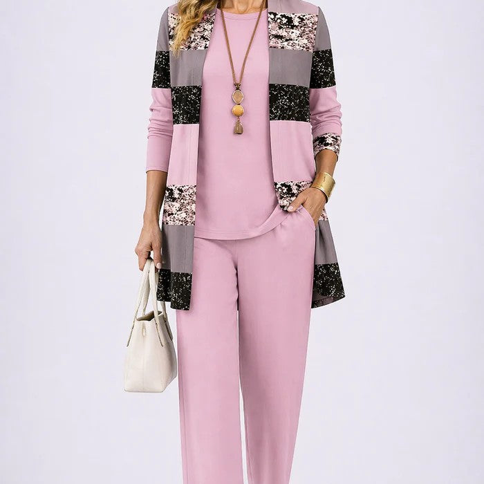 Lyneth™ Conjunto Elegante de Três Peças