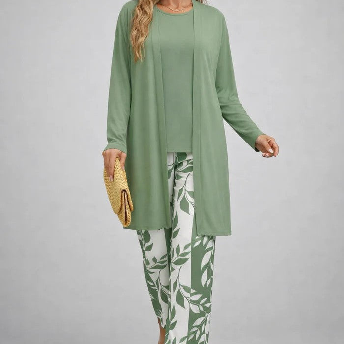 Lyneth™ Conjunto Elegante de Três Peças