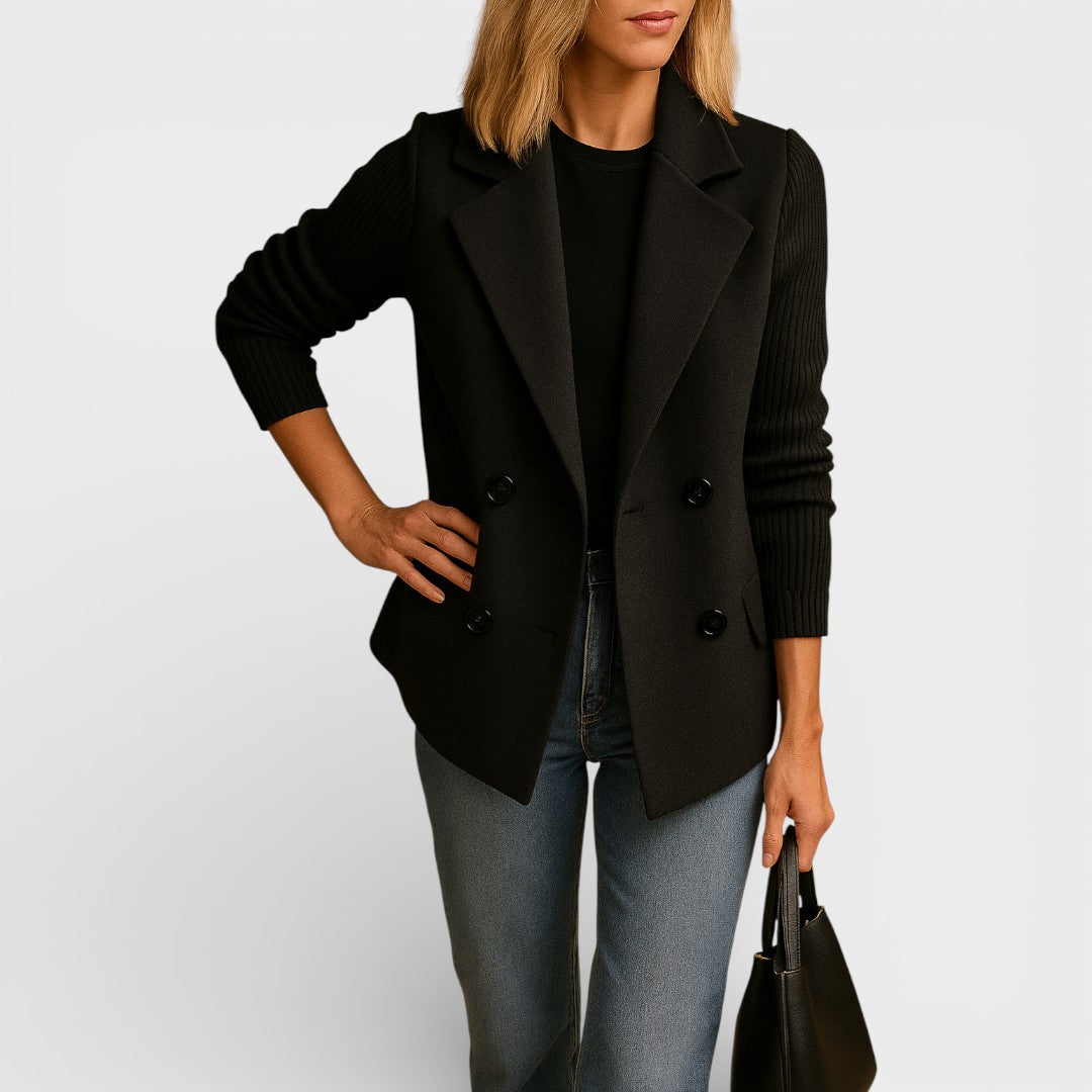 Lucile - Blazer com Mangas de Malha