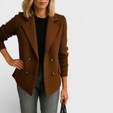 Lucile - Blazer com Mangas de Malha