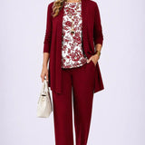 Lyneth™ Conjunto Elegante de Três Peças