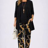 Lyneth™ Conjunto Elegante de Três Peças