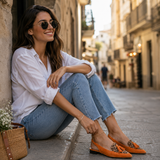 Eliza | Sandálias com Tiras e Franja