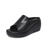 Sandálias Wedge Ortopédicas Slip-on