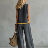 Conjunto Casual-Chic Shania™ de Duas Peças